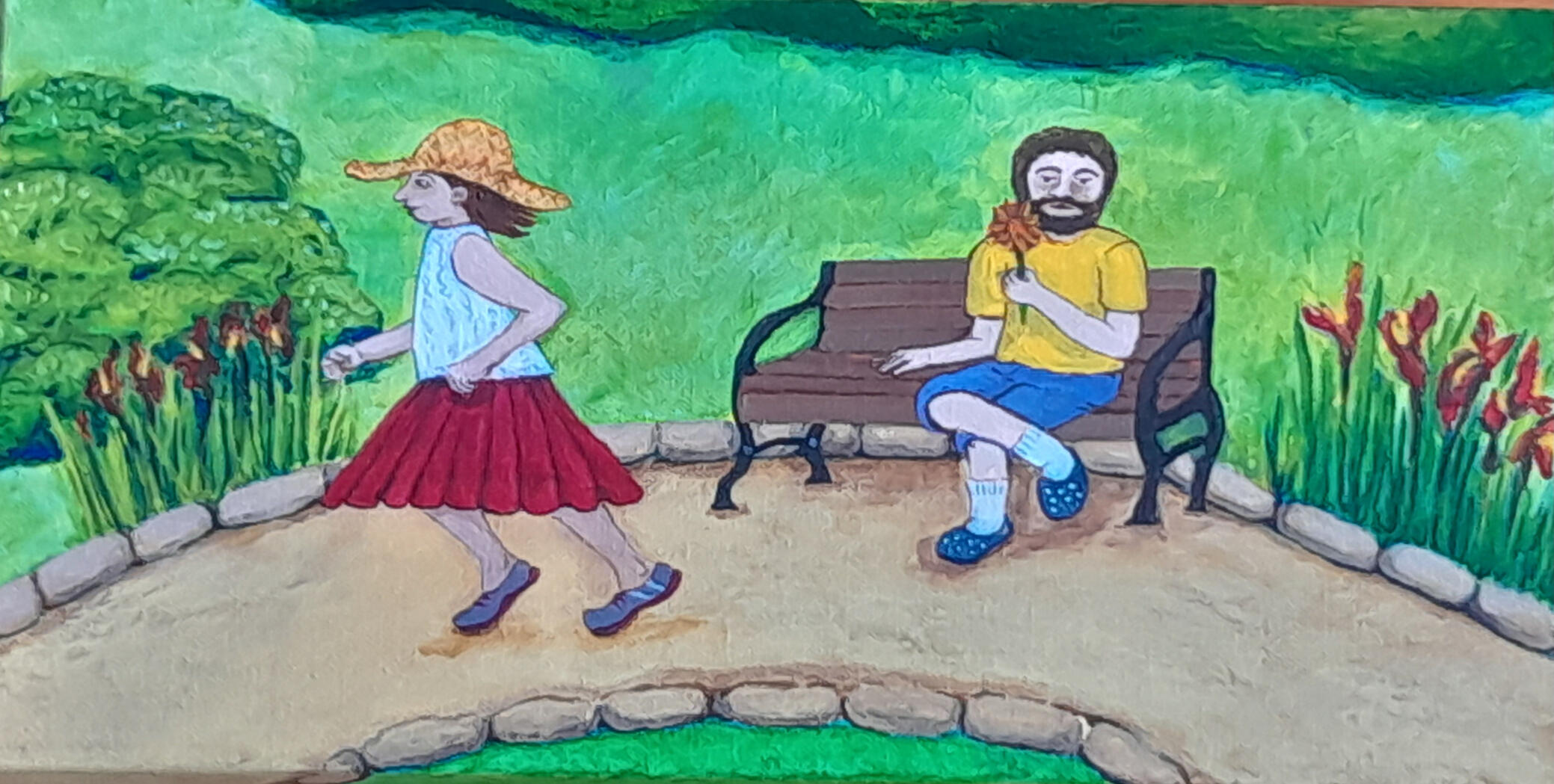 Still from a punk video